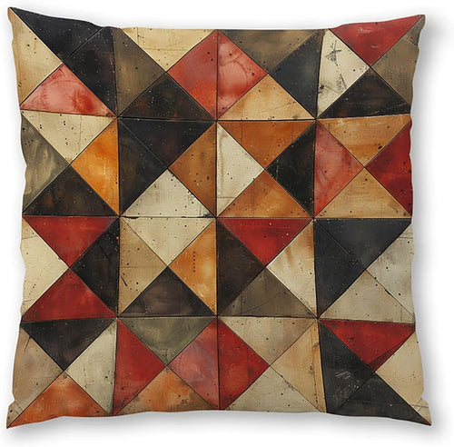Bohemia Pillow Covers 30x30 inch, Rust color Throw Pillow Covers, Set of 4 Outdoor Decorative Soft Velvet, Double-Sided Designs for Home Decor Living Room Decor (Pillow Inserts Not Included) 9-6765