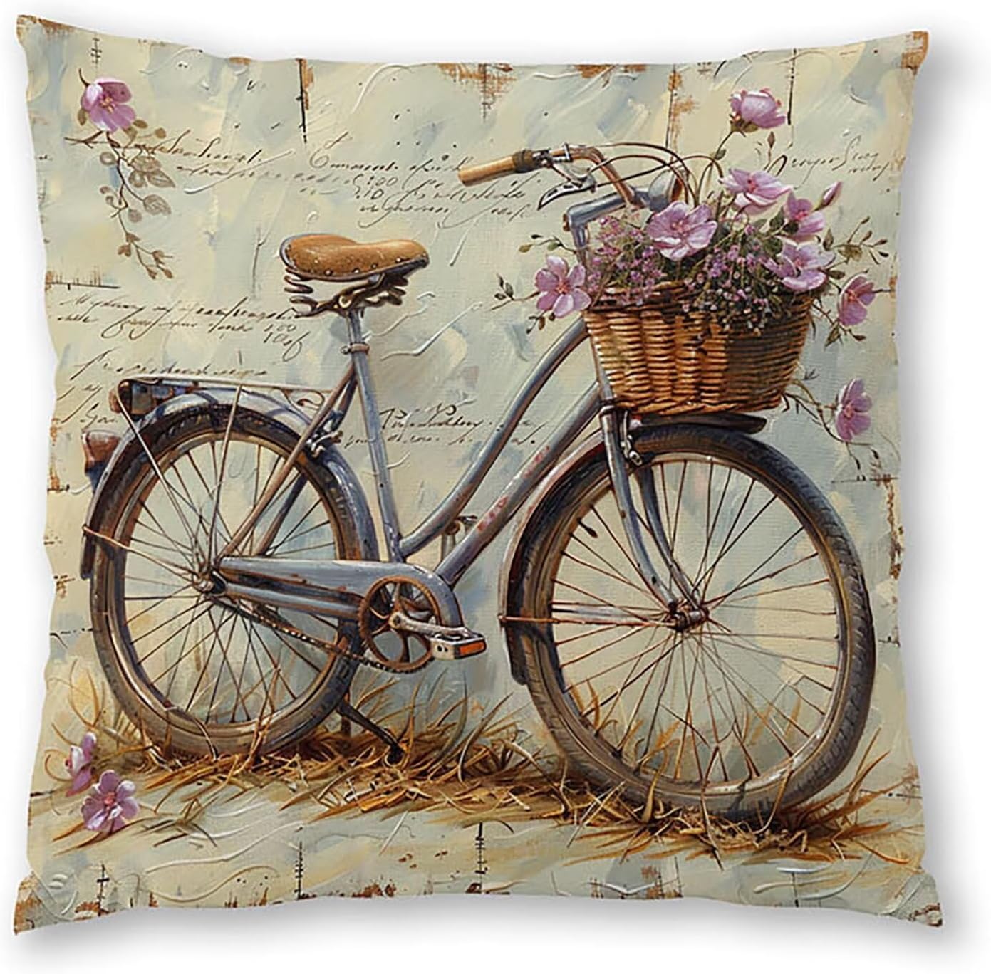 Modern Pillow Covers 30x30 inch, Cream Color Throw Pillow Covers, Set of 4 Outdoor Decorative Soft Velvet, Double-Sided Designs for Home Decor Living Room Decor (Pillow Inserts Not Included) 8-2626