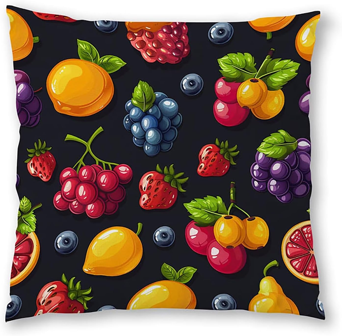 Simple Pillow Covers 30x30 inch, Color Throw Pillow Covers, Set of 4 Outdoor Decorative Soft Velvet, Double-Sided Designs for Home Decor Living Room Decor, Gifts (Pillow Inserts Not Included) 7-7278