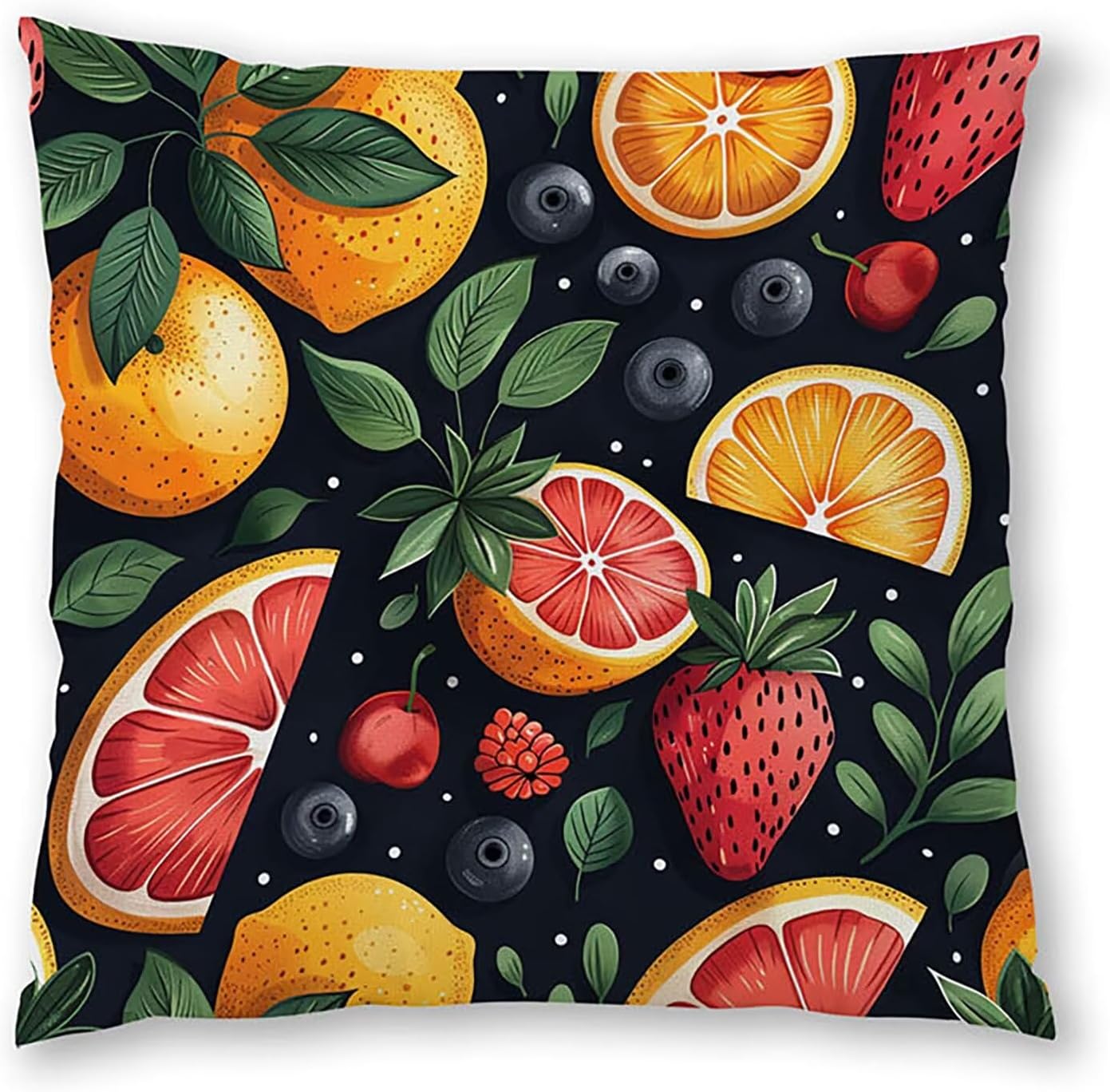 Simple Pillow Covers 30x30 inch, Color Throw Pillow Covers, Set of 4 Outdoor Decorative Soft Velvet, Double-Sided Designs for Home Decor Living Room Decor, Gifts (Pillow Inserts Not Included) 7-7278