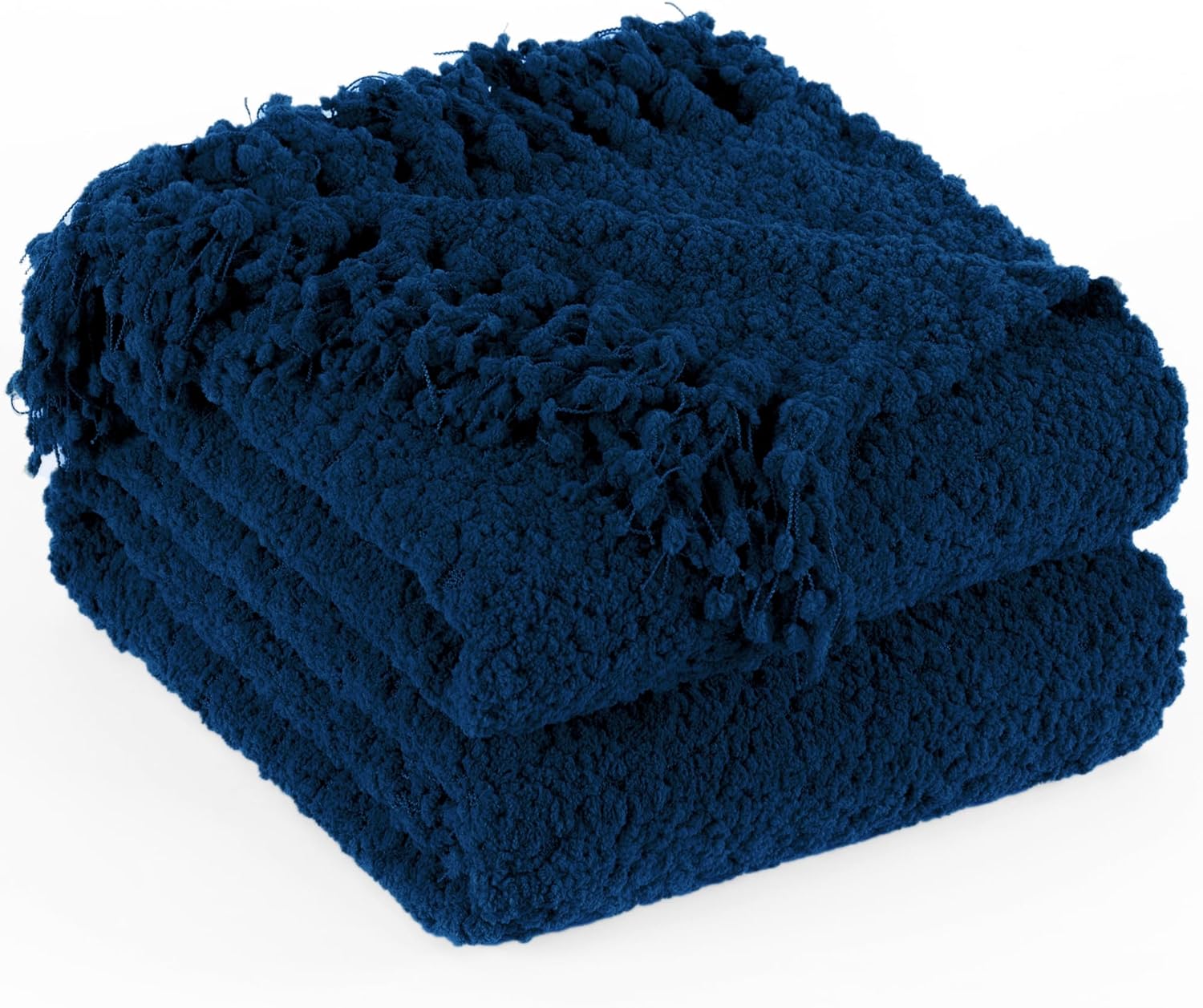 Throw Blanket for Couch, Taupe Tan Luxury Knitted Throws 60"x80", Textured Blankets with Handmade Fringe Tassels for Bed Sofa Decorative, Chunky Soft Farmhouse Boho Home Decor