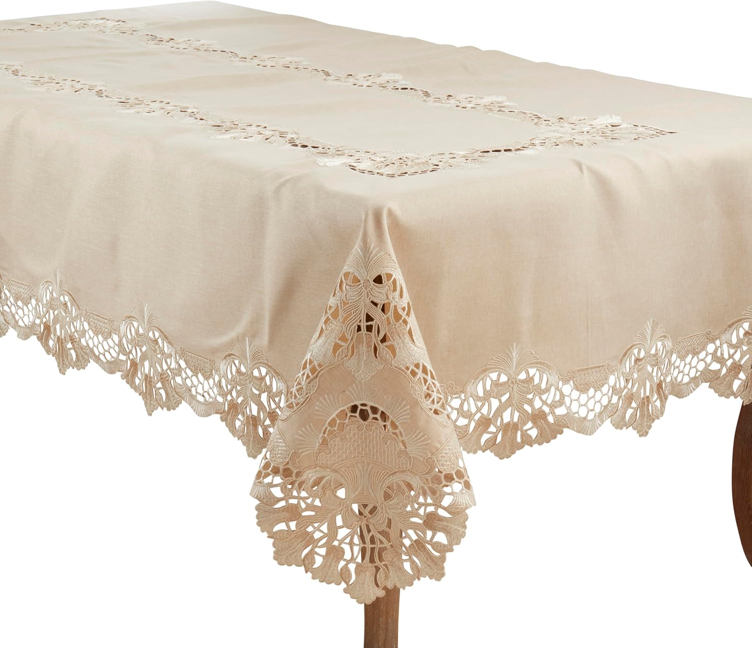 Saro Lifestyle Textured Wooden Bead